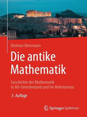 cover image of Die antike Mathematik